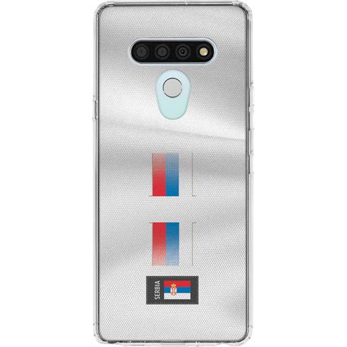 Serbia Soccer Flag LG Stylo 6 Clear Case
